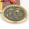 Diseña tu propia medalla católica en blanco de oro de plata antigua de oro milagroso 3d